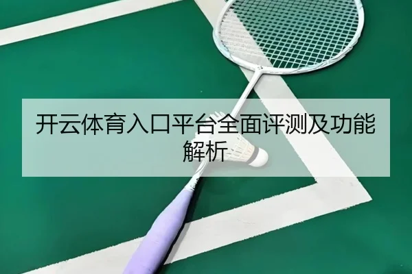 开云体育入口平台全面评测及功能解析